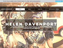 Tablet Screenshot of helendavenport.com